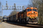 BNSF 6168 Leads a SB Coal Train